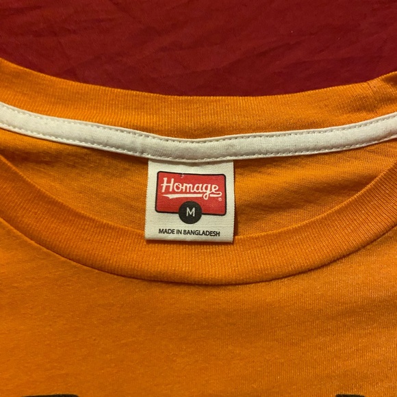 Men’s Baltimore Orioles Rutschman & Gunnar Graphic MLB Shirt Size Medium Orange - Picture 4 of 6